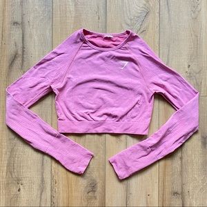 Gymshark Vital Seamless Top - Pink Marl